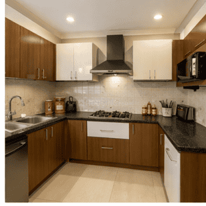 Kitchen Image of 1125 Sq.ft 3 BHK Apartment / Flat for sale in Vikaspuri Luxury Homes, Vikaspuri New Delhi for Rs. 13500000