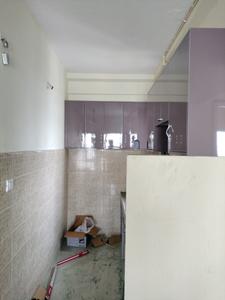 Kitchen Image of 600 Sq.ft 1 BHK Apartment / Flat for rent in Bharat Vihar New Delhi for Rs. 21000