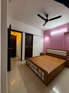 Bedroom Image of 765 Sq.ft 1 BHK Apartment / Flat for rent in Goel Ganga Fernhill, Undri Pune for Rs. 16000