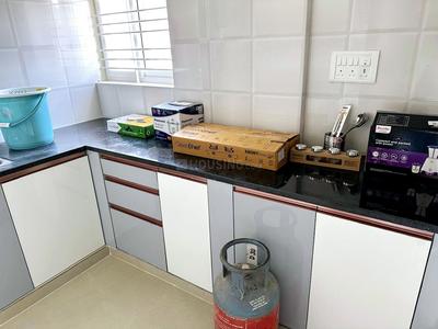 Kitchen Image of 630 Sq.ft 1 BHK Apartment / Flat for rent in Mahadevapura Bengaluru for Rs. 37000