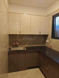 Kitchen Image of 600 Sq.ft 1 BHK Independent House for rent in Eta I Greater Noida for Rs. 17000