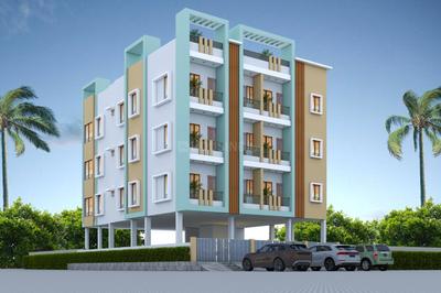 Image of 810 Sq.ft 2 BHK Apartment / Flat for sale in Kolathur, Chennai for Rs. 7652000