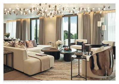 Hall Image of 2465 Sq.ft 3 BHK Apartment / Flat for sale in Indiabulls Estate &amp; Club, Sector 104 Gurgaon for Rs. 55000000