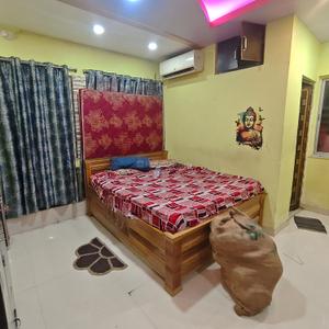 Bedroom Image of 400 Sq.ft 1 BHK Builder Floor for rent in Kasba Kolkata for Rs. 12000
