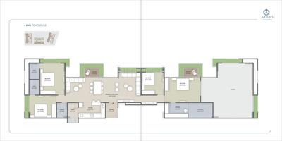 Image of 1800 Sq.ft 3 BHK Apartment / Flat for sale in Aristo Anandam 2, Vaishno Devi Circle, Ahmedabad for Rs. 8300000