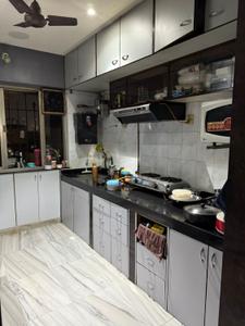 Kitchen Image of 800 Sq.ft 2 BHK Apartment / Flat for sale in Hyde Park Premium CHS Ltd E1 E2 Buildings, Thane West Thane for Rs. 14500000