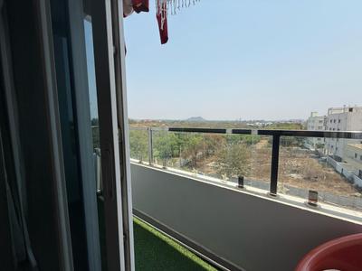 Balcony Image of 1380 Sq.ft 3 BHK Apartment / Flat for sale in Narsingi Hyderabad for Rs. 11000000