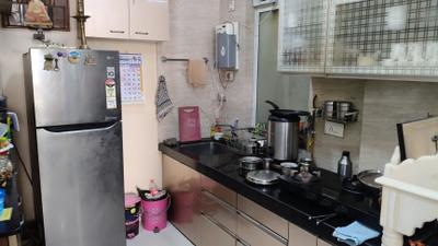Kitchen Image of 985 Sq.ft 2 BHK Apartment / Flat for sale in Ashar Sapphire, Thane West Thane for Rs. 15500000