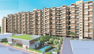 Image of 1050 Sq.ft 2 BHK Apartment / Flat for sale in Sukhwani Skylines, Wakad, Pune for Rs. 8800000