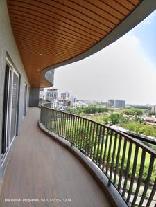 Balcony Image of 1800 Sq.ft 3 BHK Apartment / Flat for sale in New Gotri Vadodara for Rs. 12500000