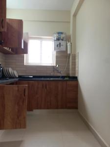 Kitchen Image of 450 Sq.ft 1 BHK Independent House for rent in Nagavara Bengaluru for Rs. 26000