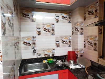 Kitchen Image of 500 Sq.ft 1 BHK Apartment / Flat for rent in Kasba Kolkata for Rs. 16000