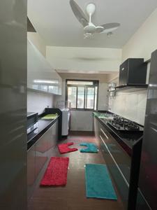 Kitchen Image of 650 Sq.ft 1 BHK Apartment / Flat for rent in Kanakia Sevens, Andheri East Mumbai for Rs. 73000