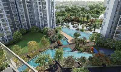 Image of 1404 Sq.ft 3 BHK Apartment / Flat for sale in Godrej Blue, New Alipore, Kolkata for Rs. 25300000