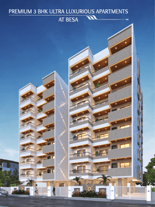 Image of 1450 Sq.ft 3 BHK Apartment / Flat for sale in Besa, Nagpur for Rs. 6700000