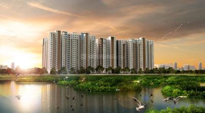 Image of 1106 Sq.ft 2 BHK Apartment / Flat for sale in Doshi Risington 2, Karapakkam, Chennai for Rs. 10916000