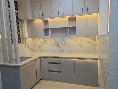 Kitchen Image of 600 Sq.ft 1 BHK Builder Floor for sale in Indirapuram Ghaziabad for Rs. 3900000