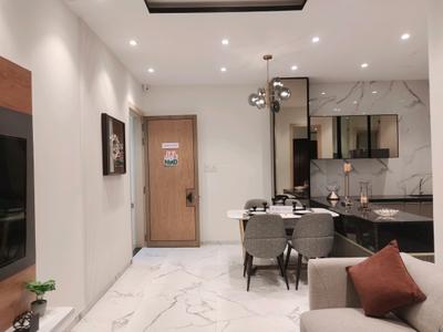 Living Room Image of 742 Sq.ft 2 BHK Apartment / Flat for sale in Ruparel Skygreens I, Kandivali West Mumbai for Rs. 14700000