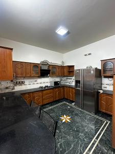 Kitchen Image of 3800 Sq.ft 4 BHK Independent House for rent in Sahakara Nagar Bengaluru for Rs. 100000