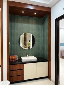 Bathroom Image of 1040 Sq.ft 2 BHK Apartment / Flat for rent in Aparna Zenon, Puppalaguda Hyderabad for Rs. 57500