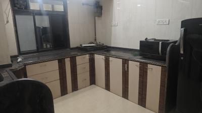 Kitchen Image of 1400 Sq.ft 2 BHK Apartment / Flat for rent in Sea Breeze Palm, Sector 16 A Navi Mumbai for Rs. 75000