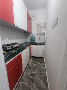 Kitchen Image of 407 Sq.ft 1 BHK Independent House for rent in RWA Lajpat Nagar 4 Colonies, Lajpat Nagar New Delhi for Rs. 23000