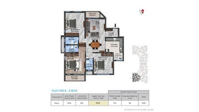 Image of 2060 Sq.ft 4 BHK Apartment / Flat for sale in Navins RP Enclave, Royapuram, Chennai for Rs. 30000000