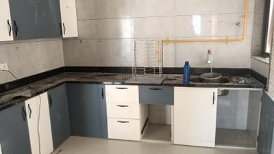 Kitchen Image of 950 Sq.ft 3 BHK Apartment / Flat for rent in Shaligram Prime, South Bopal Ahmedabad for Rs. 30000