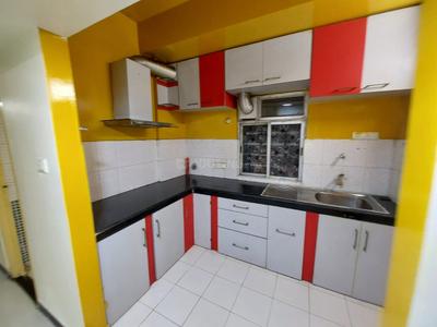 Kitchen Image of 1350 Sq.ft 3 BHK Apartment / Flat for rent in New Town Kolkata for Rs. 30000