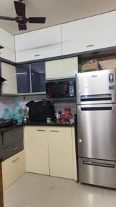 Kitchen Image of 600 Sq.ft 1 BHK Apartment / Flat for rent in Good Will 24, Yerawada Pune for Rs. 25000