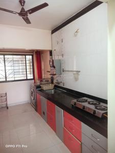 Kitchen Image of 900 Sq.ft 2 BHK Apartment / Flat for rent in Magarpatta Iris, Magarpatta City Pune for Rs. 38500