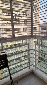 Balcony Image of 1233 Sq.ft 2 BHK Apartment / Flat for sale in Prathna Pearl, Gota Ahmedabad for Rs. 5500000