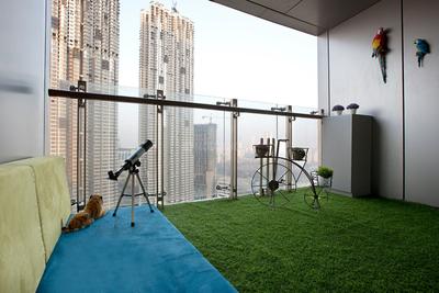 Balcony Image of 1450 Sq.ft 3 BHK Apartment / Flat for sale in Parel Mumbai for Rs. 60000000
