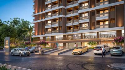 Building Image of 2047 Sq.ft 3 BHK Apartment / Flat for sale in The Bapu Park, Mahaveer Colony Park Udaipur for Rs. 15000000