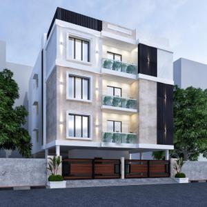 Image of 951 Sq.ft 2 BHK Apartment / Flat for sale in Kolathur, Chennai for Rs. 9000000