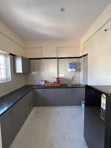 Kitchen Image of 600 Sq.ft 1 BHK Builder Floor for rent in Bellandur Bengaluru for Rs. 30000
