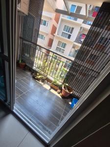 Balcony Image of 1718 Sq.ft 3 BHK Apartment / Flat for rent in Brigade Woods, Whitefield Bengaluru for Rs. 87000
