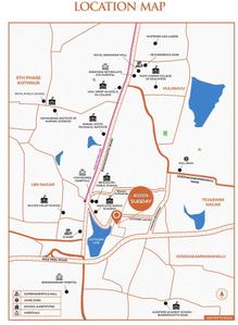 Image of 1246 Sq.ft 3 BHK Apartment / Flat for sale in GRC Sapphire Spring Phase 1, Gottigere, Bengaluru for Rs. 16000000