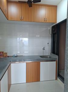 Kitchen Image of 450 Sq.ft 1 BHK Apartment / Flat for rent in Geetai Siena, Vikhroli East Mumbai for Rs. 33499