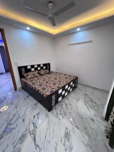 Bedroom Image of 1200 Sq.ft 3 BHK Builder Floor for rent in Khirki Extension New Delhi for Rs. 48000