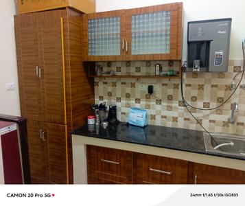 Kitchen Image of 400 Sq.ft 1 BHK Apartment / Flat for rent in Peelamedu Coimbatore for Rs. 19000