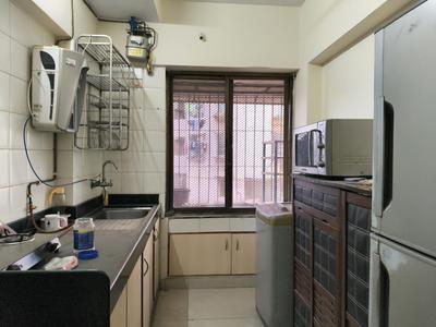 Kitchen Image of 729 Sq.ft 1 BHK Apartment / Flat for rent in ISD Maple Heights, Byculla Mumbai for Rs. 55000