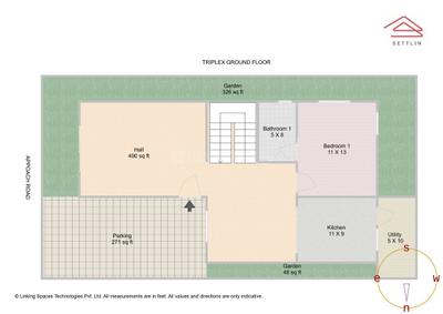 Image of 2256 Sq.ft 4 BHK Villa for sale in  Sarjapur Railway Mens Cghs Layout, Sarjapur, Bengaluru for Rs. 32500000