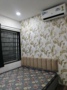 Bedroom Image of 1500 Sq.ft 1 BHK Builder Floor for rent in Mahalakshmi Nagar Indore for Rs. 16500