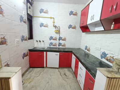 Kitchen Image of 1000 Sq.ft 2 BHK Builder Floor for rent in Jhilmil Colony New Delhi for Rs. 18000