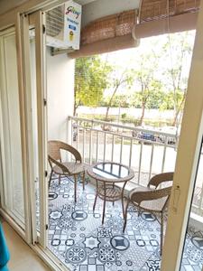 Balcony Image of 1270 Sq.ft 2 BHK Apartment / Flat for sale in Godrej Garden City, Jagatpur Ahmedabad for Rs. 7300000