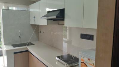 Kitchen Image of 850 Sq.ft 1 BHK Builder Floor for rent in Sector 46 Gurgaon for Rs. 40000