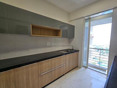 Kitchen Image of 1150 Sq.ft 3 BHK Apartment / Flat for rent in Ekta Tripolis, Goregaon West Mumbai for Rs. 90000