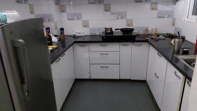 Kitchen Image of 1050 Sq.ft 2 BHK Apartment / Flat for rent in Arsha Sumangalam, Vrindavan Yojana Lucknow for Rs. 24000