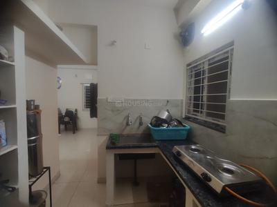 Kitchen Image of 500 Sq.ft 1 RK Apartment / Flat for rent in Puppalaguda Hyderabad for Rs. 18000